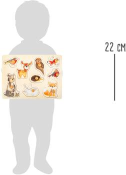 Preview: Setzpuzzle Waldtiere